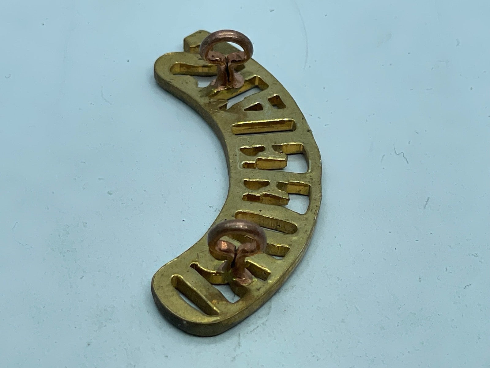 Original WW1 British Army Royal Stafford Regiment Shoulder Title - The Militaria Shop