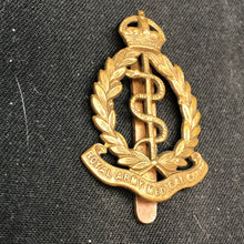 Load image into Gallery viewer, Original WW2 British Army Cap Badge - Royal Army Medical Corps - The Militaria Shop