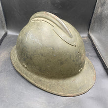 Load image into Gallery viewer, Original WW2 French Army M1926 Adrian Helmet Complete with Liner & Chinstrap - The Militaria Shop