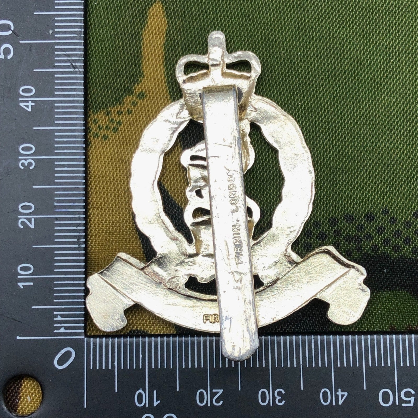 Original British Staybrite Army Cap Badge - Adjutant General's Corps - The Militaria Shop