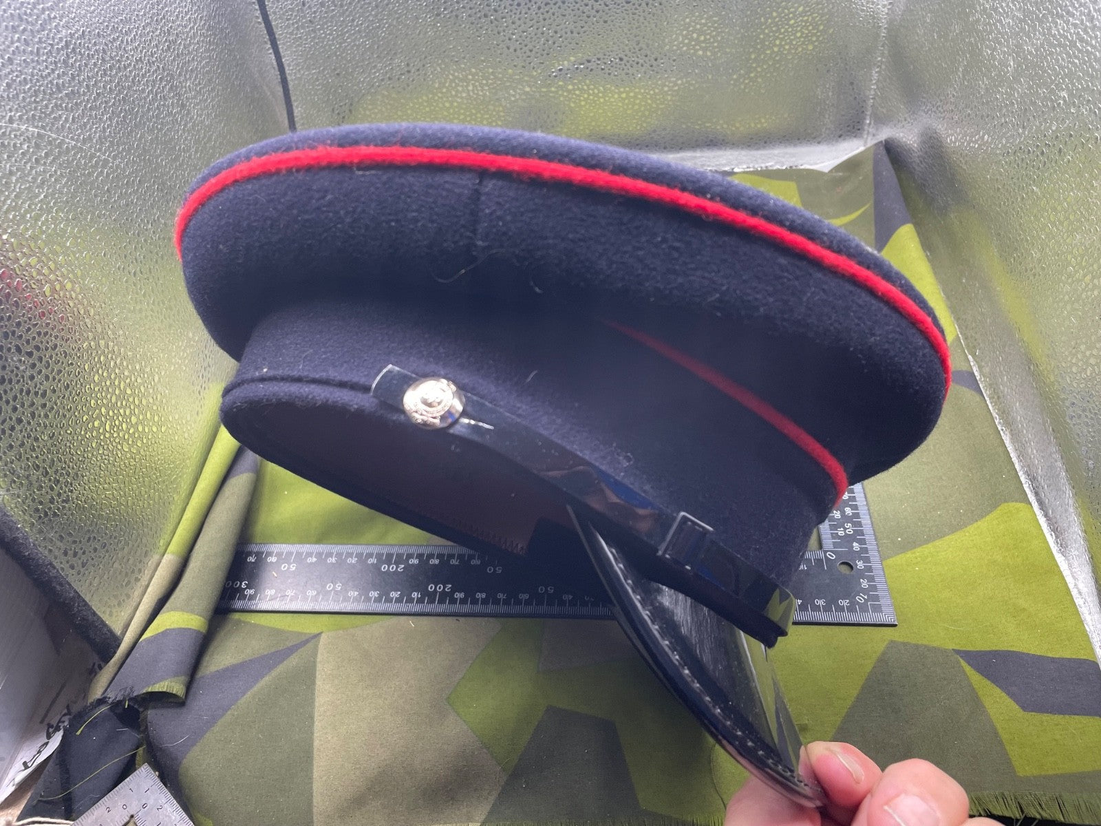 Original British Army Royal Engineers Peaked Cap - The Militaria Shop