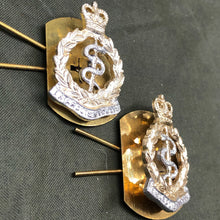 Load image into Gallery viewer, Genuine British Army RAMC Royal Army Medical Corps Collar Badges Pair - The Militaria Shop