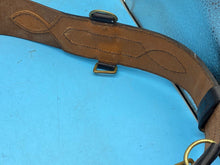 Load image into Gallery viewer, Original British Army Officer's Sam Browne Leather Belt - Approx 36" Waist - The Militaria Shop