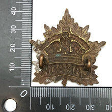 Load image into Gallery viewer, Original WW2 Canadian Army Cap Badge - Canadian General Service - The Militaria Shop