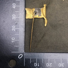 Load image into Gallery viewer, Original WW1/WW2 Era Enamel Belgian Army Flag Pin - The Militaria Shop