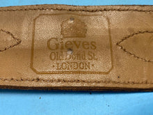 Charger l'image dans la galerie, Original British Army Officers Sam Browne Belt - London Maker Marked, Approx 28" - The Militaria Shop