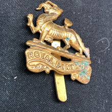 Charger l'image dans la galerie, Genuine WW2 British Army Brass Cap Badge - Royal Berkshire Regiment - The Militaria Shop