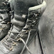 Load image into Gallery viewer, Austrian Army Black Leather Army Combat Boots - Size EU 43 - UK 9 - The Militaria Shop