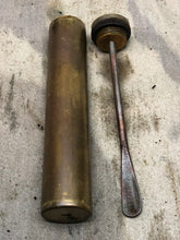 Load image into Gallery viewer, Original WW1 British Army SMLE Enfield Brass Oil Bottle - P-H Maker Marked - The Militaria Shop