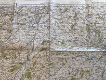 Load image into Gallery viewer, Original WW2 British Army GSGS Map of England & Wales - Shrewsbury & Welshpool - The Militaria Shop