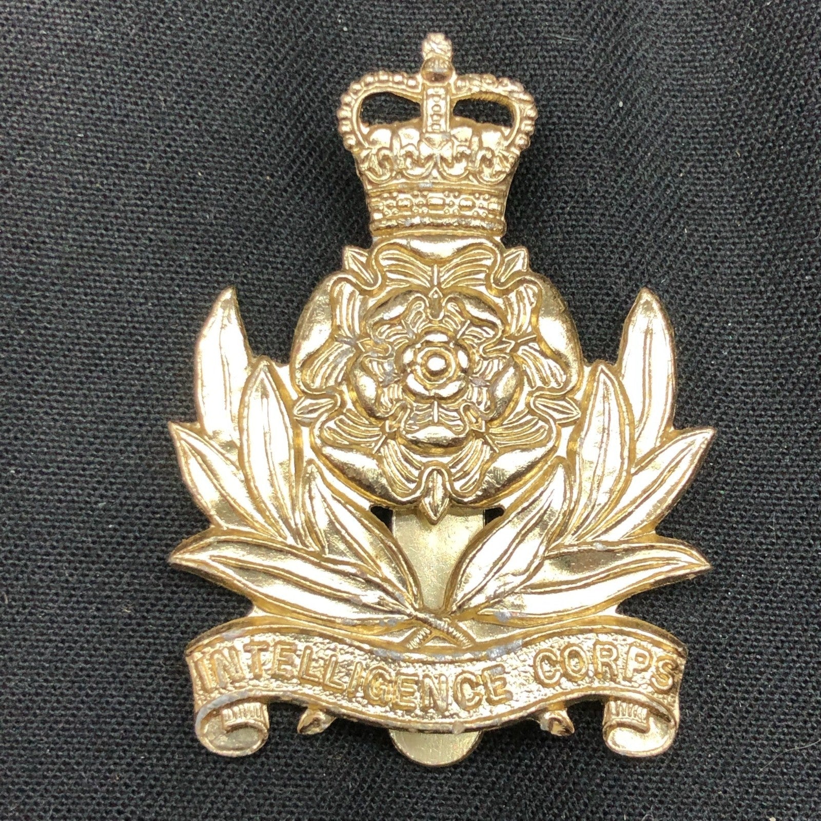 Original British Staybrite Army Cap - Intelligence Corps - The Militaria Shop