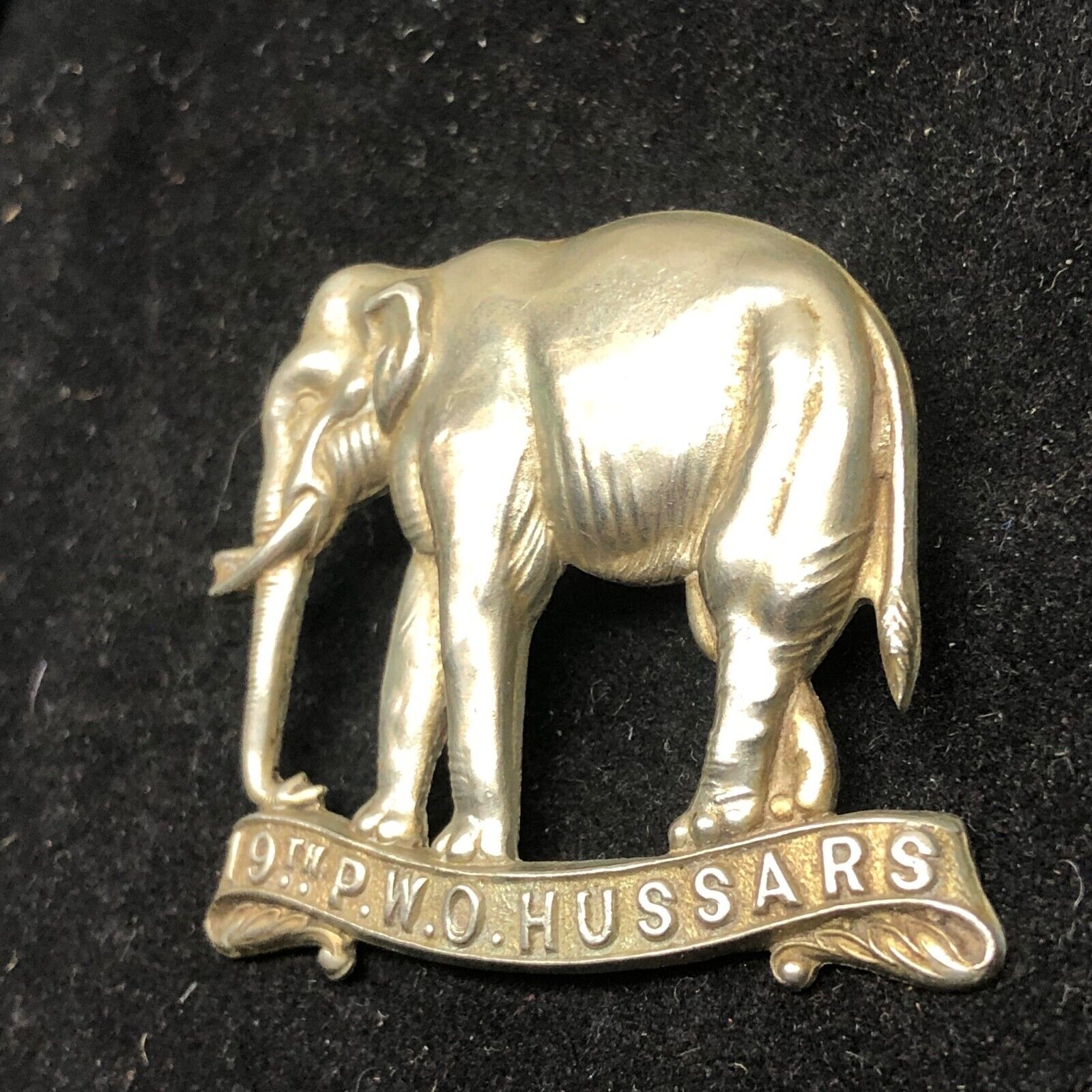 Original WW1 British Army Cap Badge - 19th Prince Of Wales' Own Hussars - The Militaria Shop