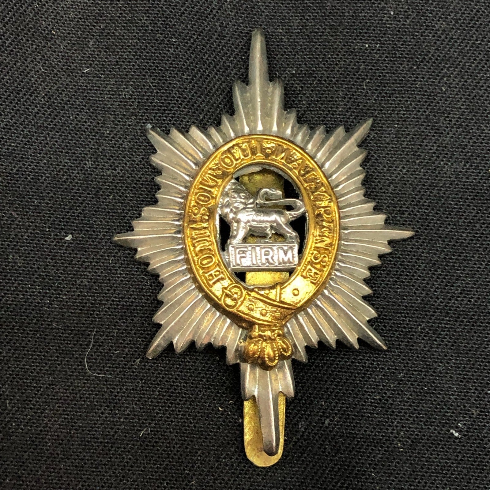 Original WW2 British Army Cap Badge - Worcestershire Regiment - The Militaria Shop