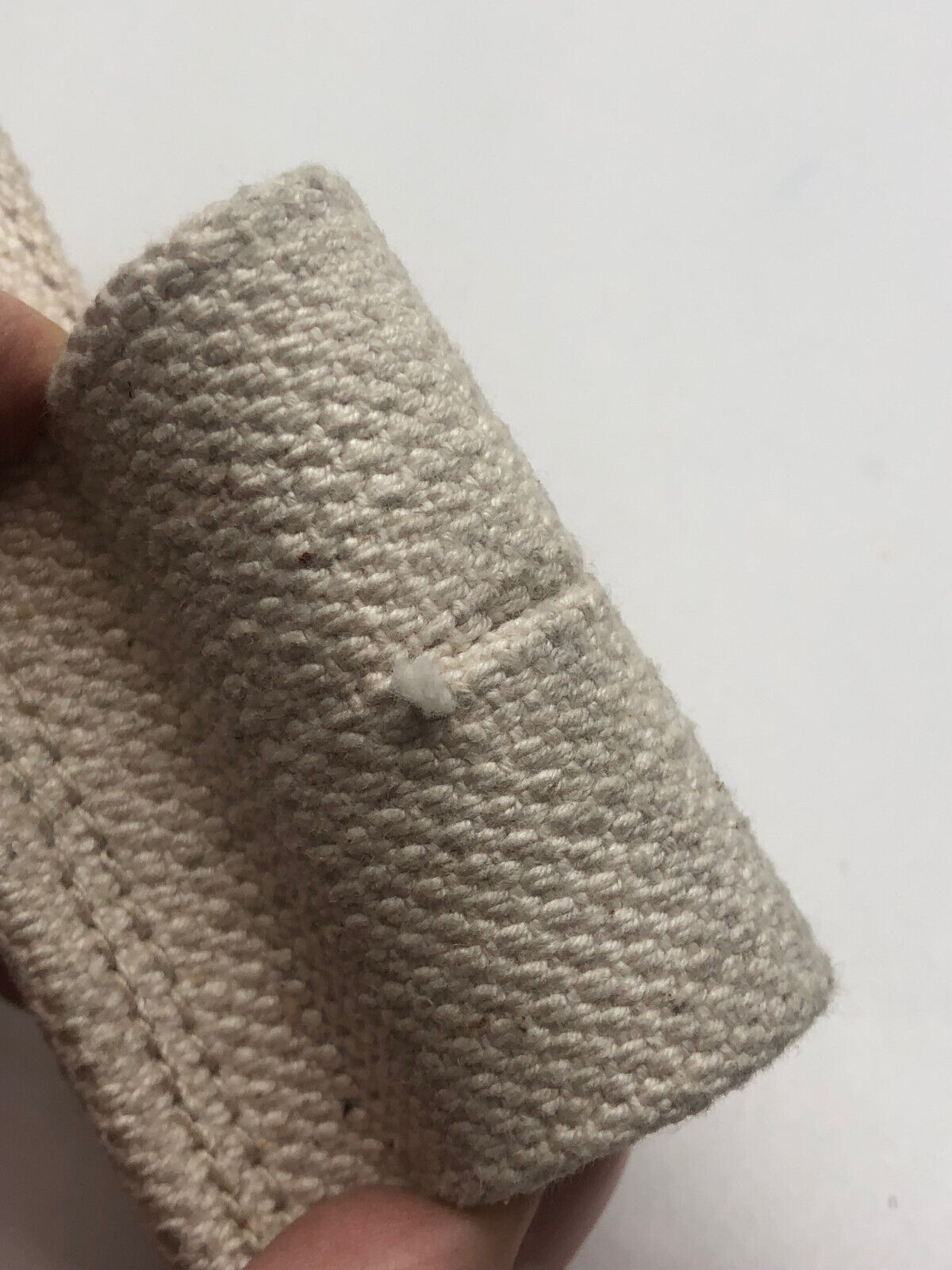 Original WW2 British Army 37 Pattern Webbing Bayo Frog - White for Guards & MP's - The Militaria Shop