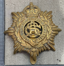 Load image into Gallery viewer, Original WW1 British Army Serice Corps ASC Cap Badge - King's Crown - The Militaria Shop
