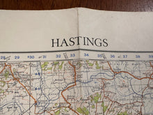 Load image into Gallery viewer, Original WW2 British Army GSGS OS Map of Great Britain - Hastings - The Militaria Shop