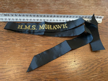 Lade das Bild in den Galerie-Viewer, Genuine British Royal Navy HMS Mohawk Cap Tally - Full Length - Mint - The Militaria Shop