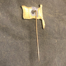 Load image into Gallery viewer, Original WW1/WW2 Era Enamel Belgian Army Flag Pin - The Militaria Shop