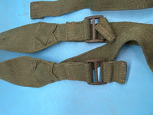 Load image into Gallery viewer, Original WW2 British Army 44 Pattern Equipment Straps - 1945 Dated - The Militaria Shop