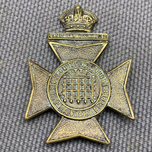 Load image into Gallery viewer, Original WW1 British Army 16th County of London Westminster Regiment Cap Badge - The Militaria Shop