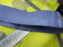 Load image into Gallery viewer, Original British Royal Navy Blue Canvas Stable Belt - Approx 40" Waist - The Militaria Shop
