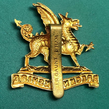 Load image into Gallery viewer, Genuine British Army Cap Badge - Brecknockshire Territorials Battalion - The Militaria Shop