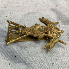 Load image into Gallery viewer, Original WW1 British Army 21st Lancers Cap Badge - The Militaria Shop
