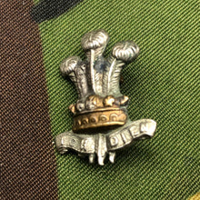 Load image into Gallery viewer, Original WW1 British Army Collar Badge - Prince of Wales's Leinster Regiment - The Militaria Shop