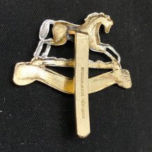 Load image into Gallery viewer, Genuine British Army Cap Badge - Queen's Own Hussars - The Militaria Shop
