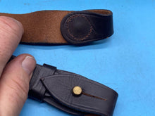 Charger l'image dans la galerie, Original British Army Officer's Sam Browne Leather Shoulder Belt Marked 37" Long - The Militaria Shop