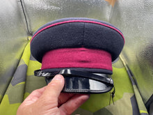 Charger l'image dans la galerie, Original British Army - Royal Army Medical Corps Peaked Cap - Size 58cm - The Militaria Shop