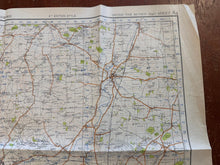 Load image into Gallery viewer, Original WW2 British Army GSGS OS Map of England & Wales - Bedford - The Militaria Shop