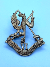 Load image into Gallery viewer, Original WW1 - 6th Duke Of Connaughts Royal Canadian Hussars Cap Badge - Marked - The Militaria Shop