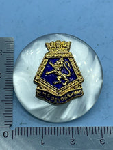 Load image into Gallery viewer, Original WW1 / WW2 British Royal Navy HMS Devonshire Sweetheart Brooch - The Militaria Shop