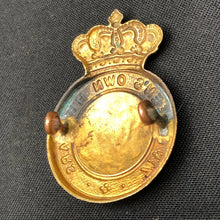 Load image into Gallery viewer, Original WW2 British Army Cap Badge - 7th Queens Own Hussars - The Militaria Shop