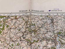 Charger l'image dans la galerie, Original WW2 British Army GSGS OS Map of Great Britain - Durham & Sunderland - The Militaria Shop