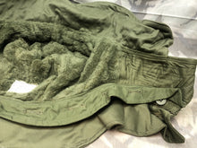 Load image into Gallery viewer, Original British Army OD Green Middle Parka Hood - Size Large - New Old Stock - The Militaria Shop