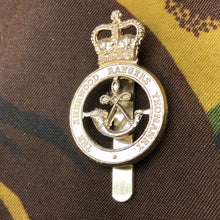 Load image into Gallery viewer, Original British Staybrite Army Cap - Sherwood Rangers Yeomanry - The Militaria Shop