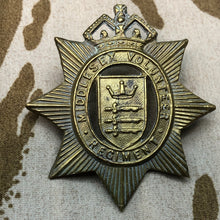 Load image into Gallery viewer, Original British Army Victorian Middlesex Volunteer Regiment Cap Badge - The Militaria Shop