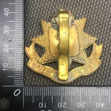 Load image into Gallery viewer, Original WW2 British Army Cap Badge - East Surrey Regiment - The Militaria Shop