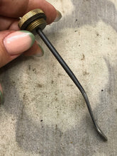 Load image into Gallery viewer, Original WW1 British Army SMLE Enfield Brass Oil Bottle - EFD Marked - The Militaria Shop