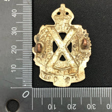 Charger l'image dans la galerie, Original WW1 British Army Regimental Cap Badge - Scottish Horse Yeomanry - The Militaria Shop