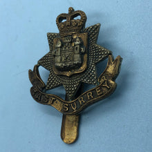 Load image into Gallery viewer, Original British Army Cap Badge - East Surrey Regiment - The Militaria Shop
