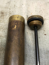 Load image into Gallery viewer, Original WW1 British Army SMLE Enfield Brass Oil Bottle - EFD Marked - The Militaria Shop