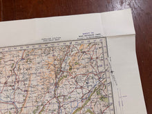 Load image into Gallery viewer, Original WW2 British Army GSGS OS Map of England - Bishop's Castle - The Militaria Shop