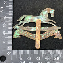 Load image into Gallery viewer, Genuine British Army Cap Badge - 3rd The King's Own Hussars - The Militaria Shop