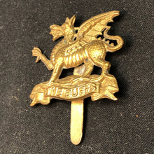 Load image into Gallery viewer, Genuine WW2 British Army Brass Cap Badge - Buffs (Royal East Kent Regiment) - The Militaria Shop