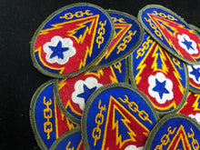 Load image into Gallery viewer, Unissued Original WW2 US Army Advanced Communications Zone ETO Cloth Badge Patch - The Militaria Shop
