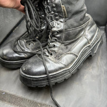 Lade das Bild in den Galerie-Viewer, Black Leather Army Combat Boots - Kombat UK - Size UK 4 - The Militaria Shop