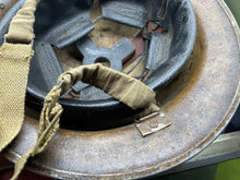 Load image into Gallery viewer, Original WW2 British / African Army Issue Brodie Combat Helmet with Liner - The Militaria Shop